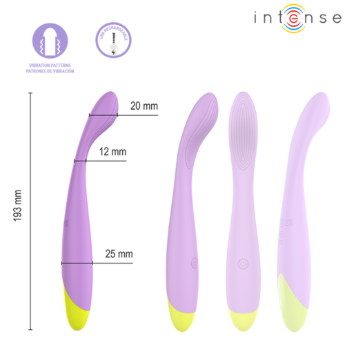 INTENSE - LUCCA G-POINT ESTIMULADOR FLEXIBLE RECARGABLE USB