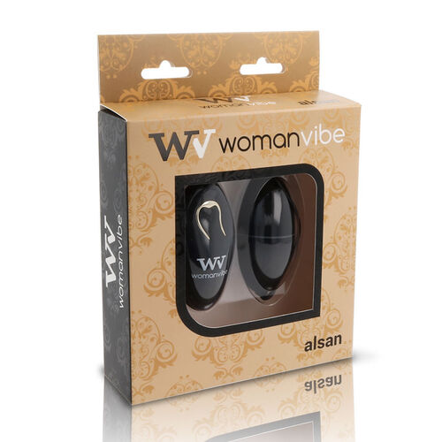 WOMANVIBE  ALSAN HUEVO CONTROL REMOTO NEGRO