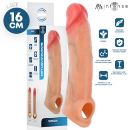 MR INTENSE - SIMON L FUNDA PARA PENE SILICONA 16 CM -Ø- 4.5 CM