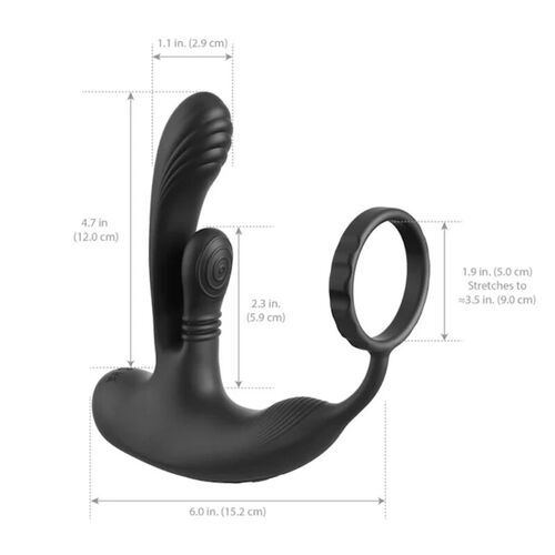 ANAL FANTASY ELITE - ASS-GASM INTIMOTION ESTIMULADOR ANAL Y PERINEAL RECARGABLE