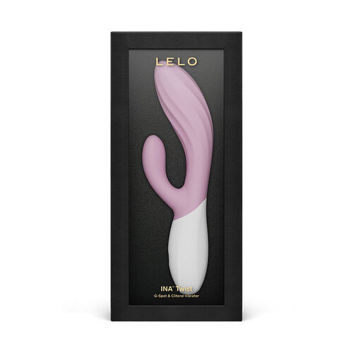 LELO - INA TWIST VIBRADOR RABBIT PUNTO G Y CLÍTORIS ROSA