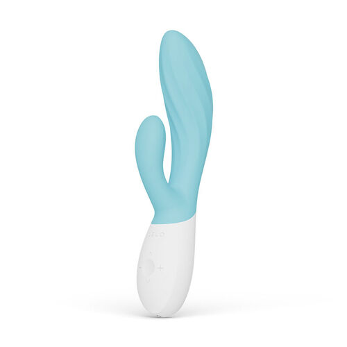 LELO - INA TWIST VIBRADOR RABBIT PUNTO G Y CLÍTORIS TURQUESA