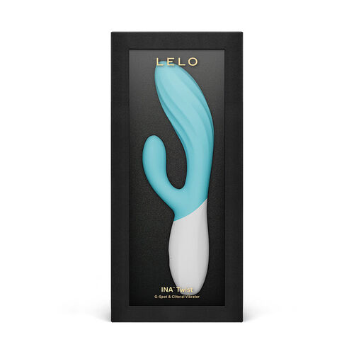 LELO - INA TWIST VIBRADOR RABBIT PUNTO G Y CLÍTORIS TURQUESA