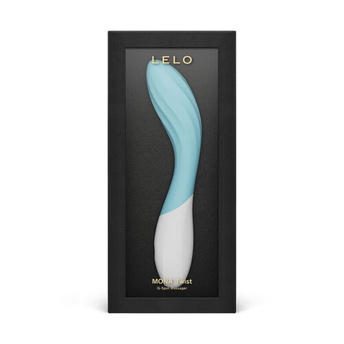 LELO - MONA TWIST VIBRADOR PARA PUNTO G RECARGABLE APP CONTROL LAVANDA TURQUESA