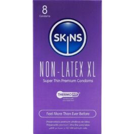 SKINS - PRESERVATIVOS SIN LATEX XL PACK 8