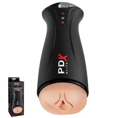 PDX ELITE - MASTURBADOR CON SUCCIÓN INTERMITENTE Y VIBRACIÓN FAP-GASM