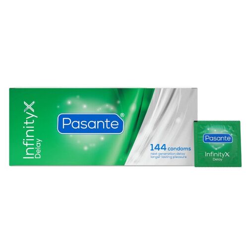 PASANTE - DELAY INFINITY PRESERVATIVOS RETARDANTES CAJA 144 UNIDADES