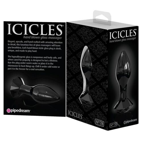 ICICLES NUMBER 78 PLUG ANAL VIDRIO