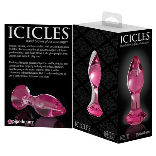 ICICLES NUMBER 79 PLUG ANAL VIDRIO