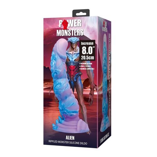 POWER MONSTERS - ALIEN DILDO 20,5 CM Ø 4,8 CM