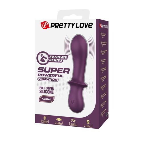 PRETTY LOVE - ABIGAIL VIBRADOR RECARGABLE 10 FUNCIONES MORADO