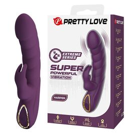 PRETTY LOVE - HARPER VIBRADOR RABBIT RECARGABLE 10 FUNCIONES MORADO