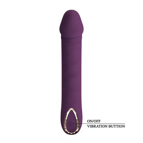 PRETTY LOVE - AMARA VIBRADOR RECARGABLE 10 FUNCIONES MORADO