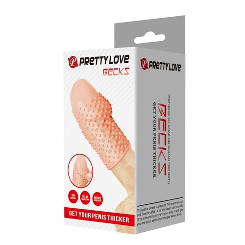 PRETTY LOVE - GEEK''S FUNDA PARA PENE GET YOUR PENIS THICKER COLOR NATURAL
