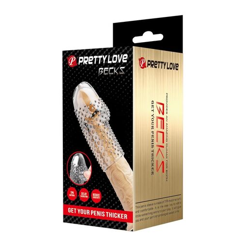 PRETTY LOVE - GEEK''S FUNDA PARA PENE GET YOUR PENIS THICKER TRANSPARENTE