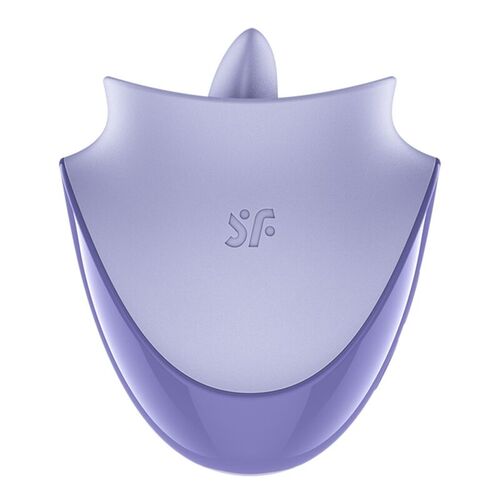 SATISFYER - TONGUE DANCER ESTIMULADOR CLITORIANO CON VIBRACIÓN Y PULSACIONES LILA