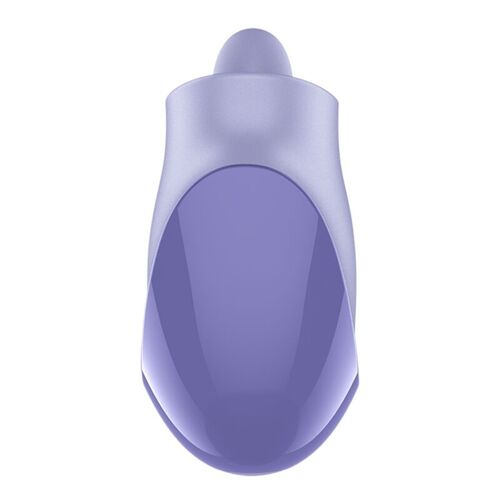 SATISFYER - TONGUE DANCER ESTIMULADOR CLITORIANO CON VIBRACIÓN Y PULSACIONES LILA