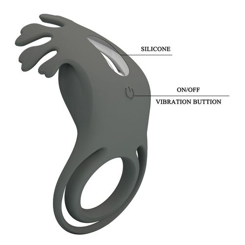 PRETTY LOVE - ANILLO VIBRADOR RECARGABLE CON ESTIMULADOR