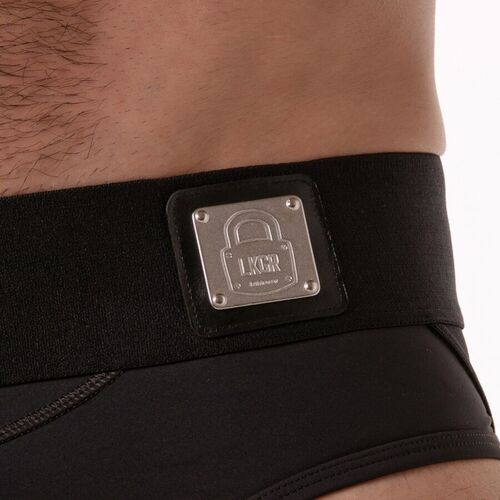 LOCKER GEAR - WIDE WAISTBAND JOCK BRIEF NEGRO S