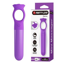 PRETTY LOVE - GIANA MINI MASAJEADOR VIBRADOR RECARGABLE MORADO