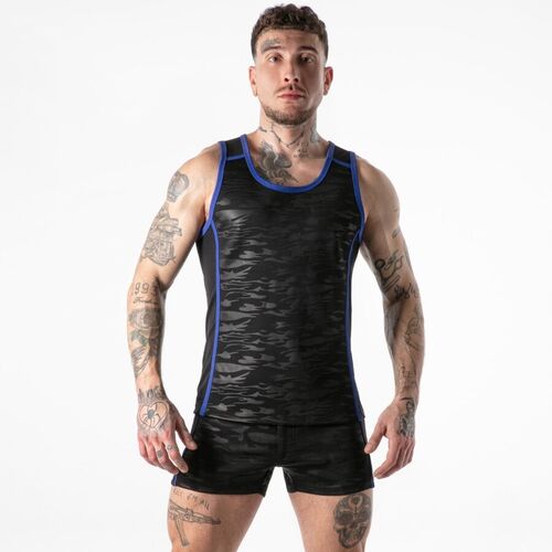LOCKER GEAR - FULL MILITARY ACCESS TANKTOP AZUL S