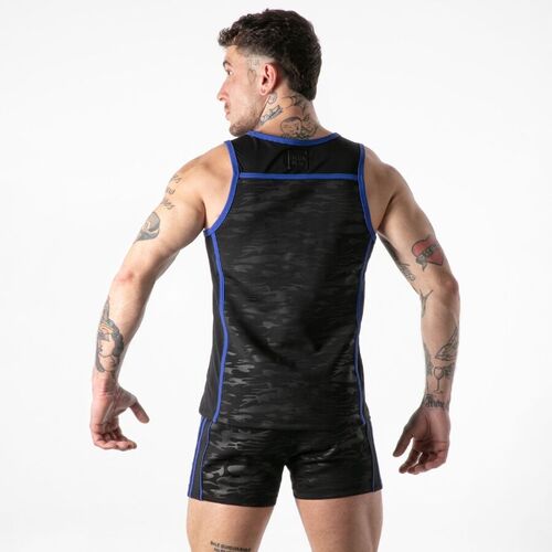 LOCKER GEAR - FULL MILITARY ACCESS TANKTOP AZUL S