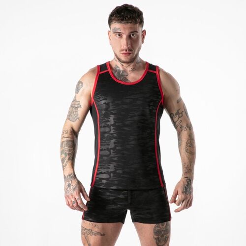 LOCKER GEAR - FULL MILITARY ACCESS TANKTOP ROJO S