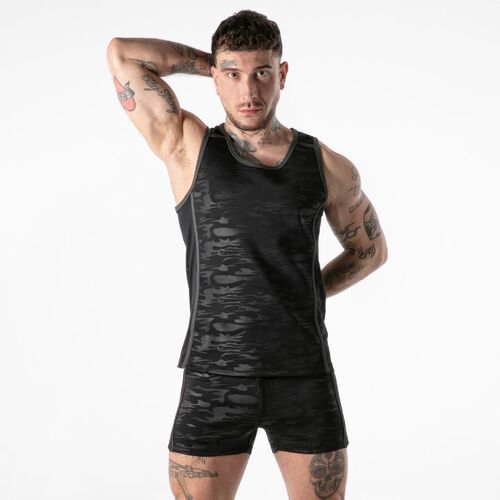 LOCKER GEAR - FULL MILITARY ACCESS TANKTOP NEGRO S