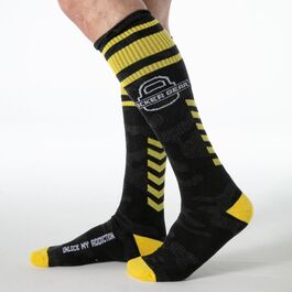 LOCKER GEAR - FULL MILITARY KNEE HIGH SOCKS TALLA ÚNICA AMARILLO