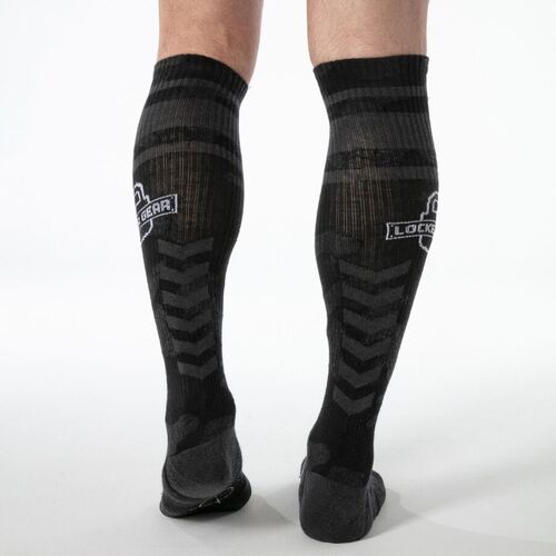 LOCKER GEAR - FULL MILITARY KNEE HIGH SOCKS TALLA ÚNICA NEGRO