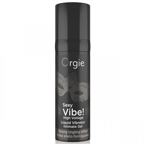 ORGIE - SEXY VIBE! HIGH VOLTAGE GEL ÍNTIMO EFECTO VIBRANTE EXTRA FUERTE 15 ML