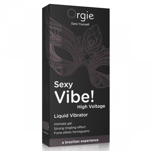 ORGIE - SEXY VIBE! HIGH VOLTAGE GEL ÍNTIMO EFECTO VIBRANTE EXTRA FUERTE 15 ML