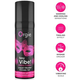 ORGIE - SEXY VIBE! INTENSE ORGASM GEL ÍNTIMO MULTISENSACIÓN 15 ML