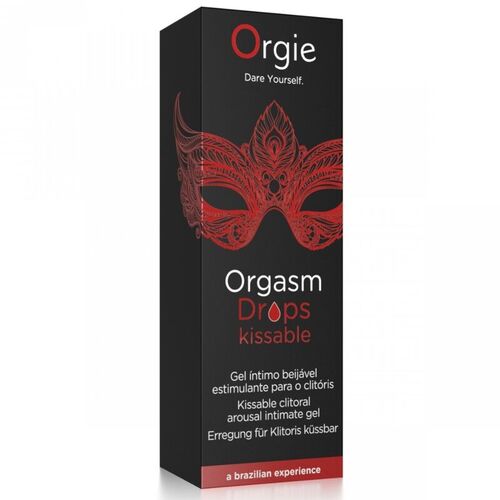 ORGIE - ORGASM DROPS KISSABLE GOTAS ESTIMULANTES BESABLES PARA CLÍTORIS 30 ML