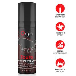 ORGIE - TOURO CREMA POTENCIADORA PARA HOMBRE 15 ML