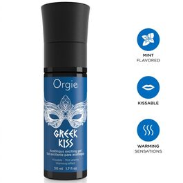 ORGIE - GREEK KISS GEL ESTIMULANTE PARA ANILINGUS SABOR MENTA 50 ML