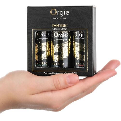 ORGIE - TANTRIC MINI SIZE COLLECTION SET ACEITES DE MASAJE 3 X 30 ML
