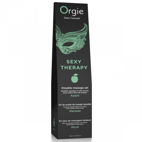 ORGIE - SET DE MASAJE BESABLE MANZANA 100 ML