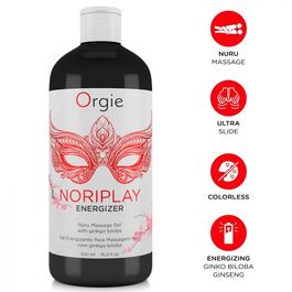 ORGIE - NORIPLAY ENERGIZER GEL NURU ESTIMULANTE PARA MASAJE CUERPO A CUERPO 500 ML