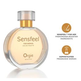 ORGIE - SENSFEEL EAU DE TOILETTE CON FEROMONAS BOOSTER PARA MUJER 50 ML