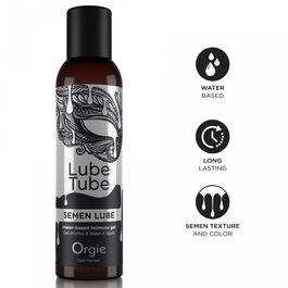 ORGIE - LUBE TUBE SEMEN LUBE GEL ÍNTIMO BASE AGUA TEXTURA SEMEN 150 ML