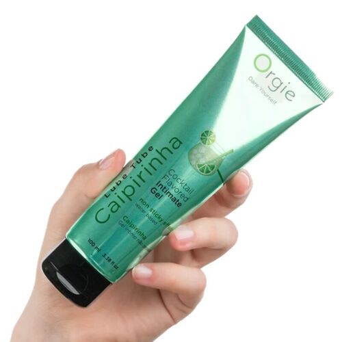 ORGIE - LUBE TUBE COCKTAIL CAIPIRINHA GEL ÍNTIMO BESABLE BASE AGUA 100 ML