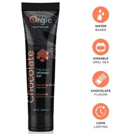 ORGIE - LUBE TUBE CHOCOLATE GEL ÍNTIMO BESABLE BASE AGUA 100 ML