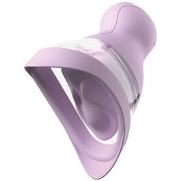 FANTASY FOR HER - VELOURA TOUCH PLEASURE PUMP BOMBA ÍNTIMA CON SUCCIÓN Y VIBRACIÓN MORADA