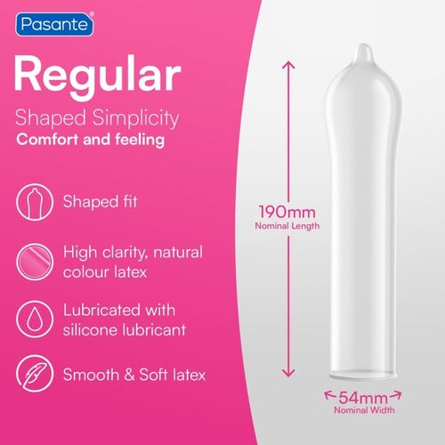 PASANTE CONDOM GAMA REGULAR 12 UNIDADES