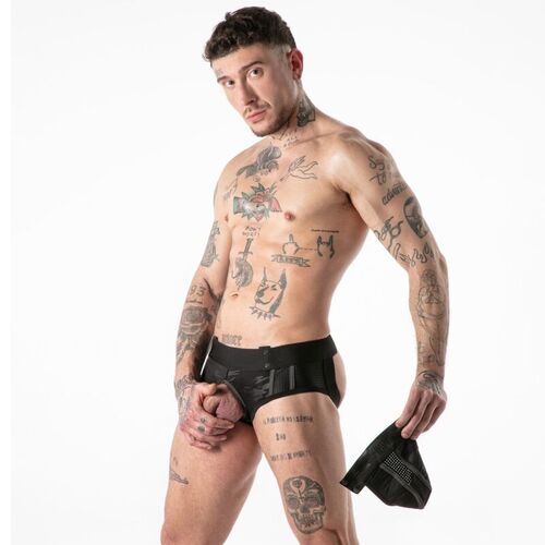 LOCKER GEAR - FULL MILITARY ACCESS JOCK BRIEF NEGRO S