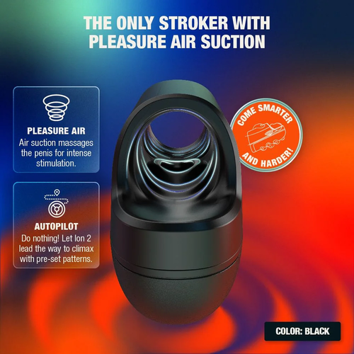 ARCWAVE - ION 2 MASTURBADOR MASCULINO CON ESTIMULACIÓN POR ONDAS DE AIRE NEGRO