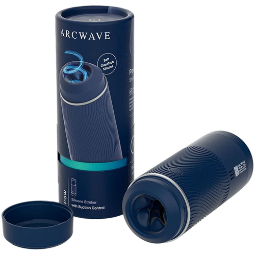 ARCWAVE - POW MASTURBADOR MANUAL CON CONTROL DE SUCCIÓN AZUL
