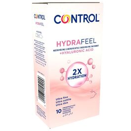 CONTROL - HYDRAFEEL PRESERVATIVOS ULTRAFINOS CON ÁCIDO HIALURÓNICO 10 UDS