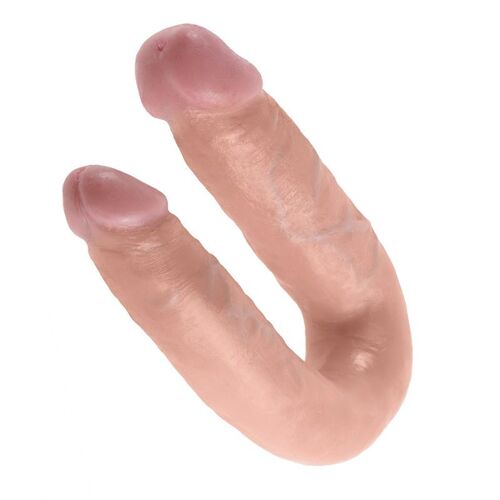 KING COCK DILDO DOBLE PENETRACIN 13.9 CM NATURAL